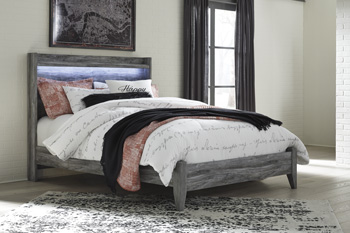 Queen Panel Footboard w/Rails