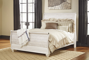 Queen Sleigh Footboard