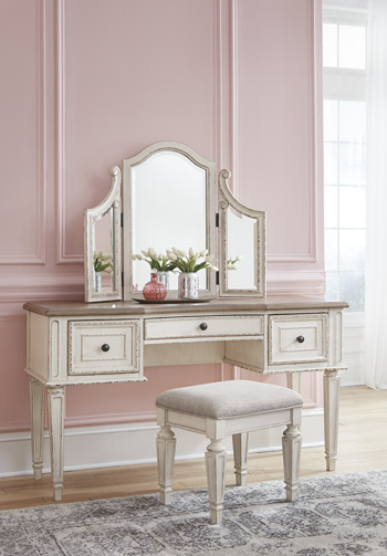 Vanity/Mirror/Stool (3/CN)