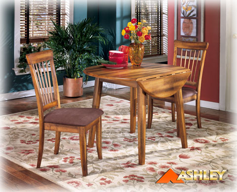 Round DRM Drop Leaf Table