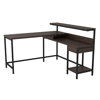 L-Desk with Storage