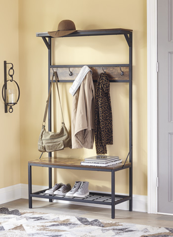 Hall Tree with Storage Bench